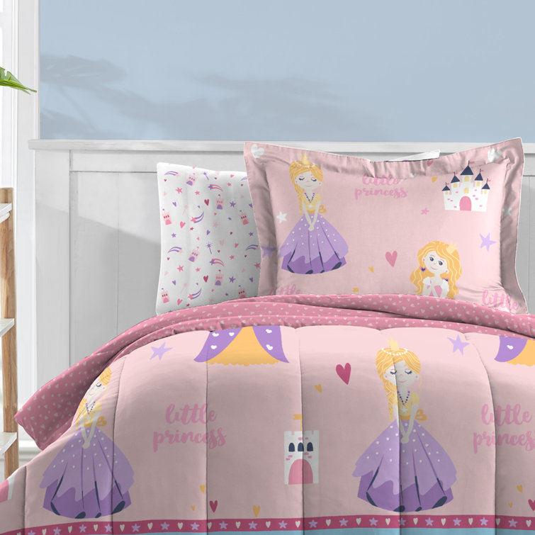 Little girl bed in a best sale bag sets